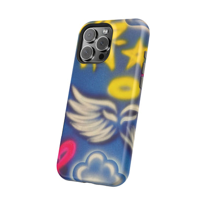 MagSafe "celestial halo" airbrush iPhone case