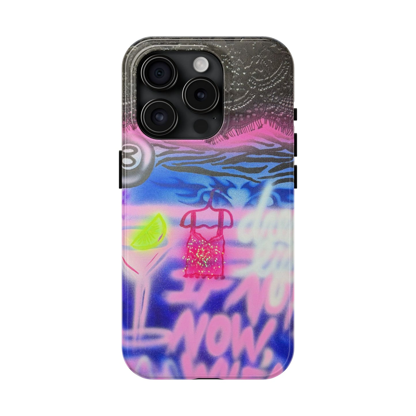 "dream life pt. 2" airbrush iPhone case