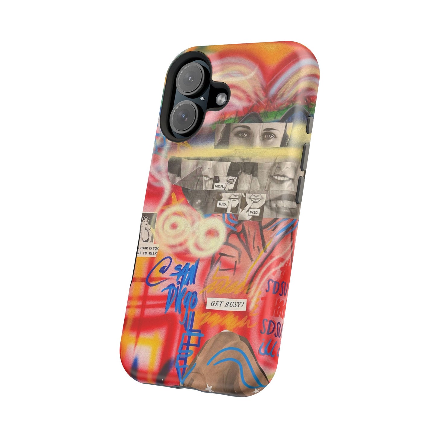 MagSafe Limited Edition "Get Busy" Airbrush iPhone Hülle