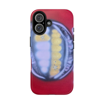 "bite me bling" airbrush iPhone case