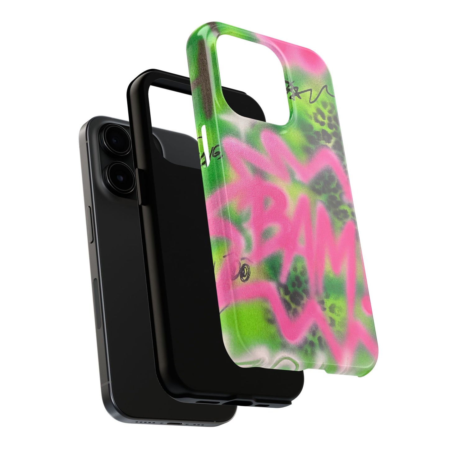 "BAM! pt. 2" airbrush iPhone case