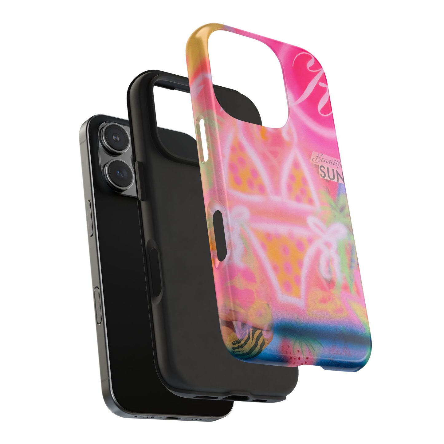 "santa monica strawberry" airbrush iPhone case