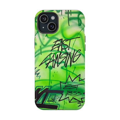 MagSafe "east lansing, mi" airbrush iPhone case