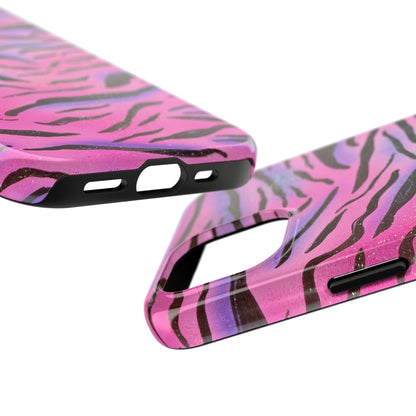 "glitter zebra" airbrush iPhone case