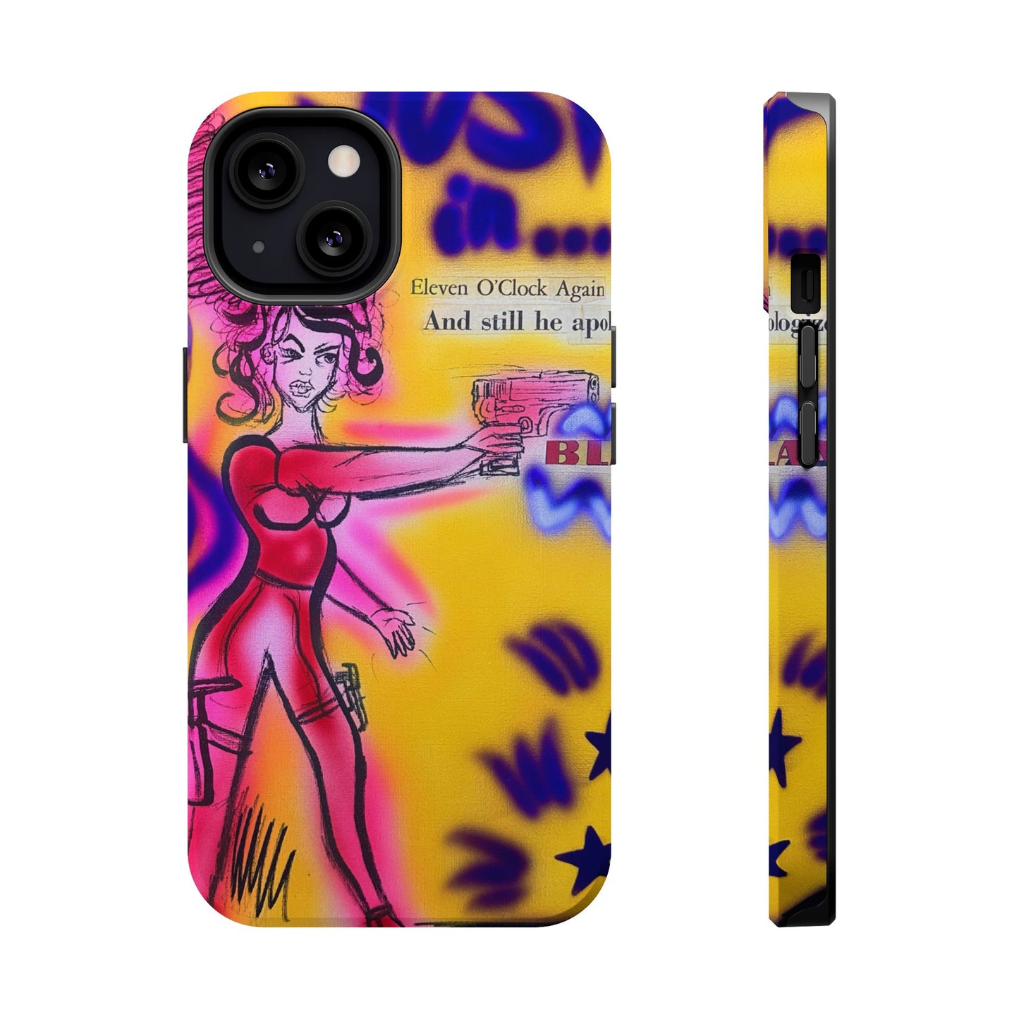 MagSafe „Spiraling Thoughts“ Airbrush iPhone Hülle