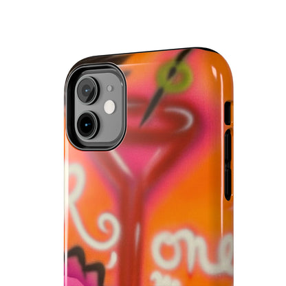 "one more drink!" airbrush iPhone case