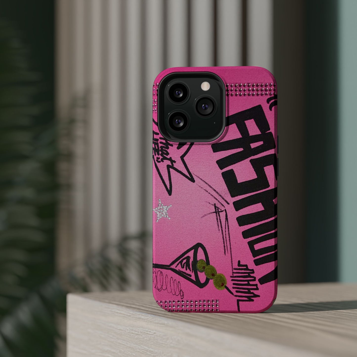 MagSafe "high fashion pt. 2" airbrush iPhone case