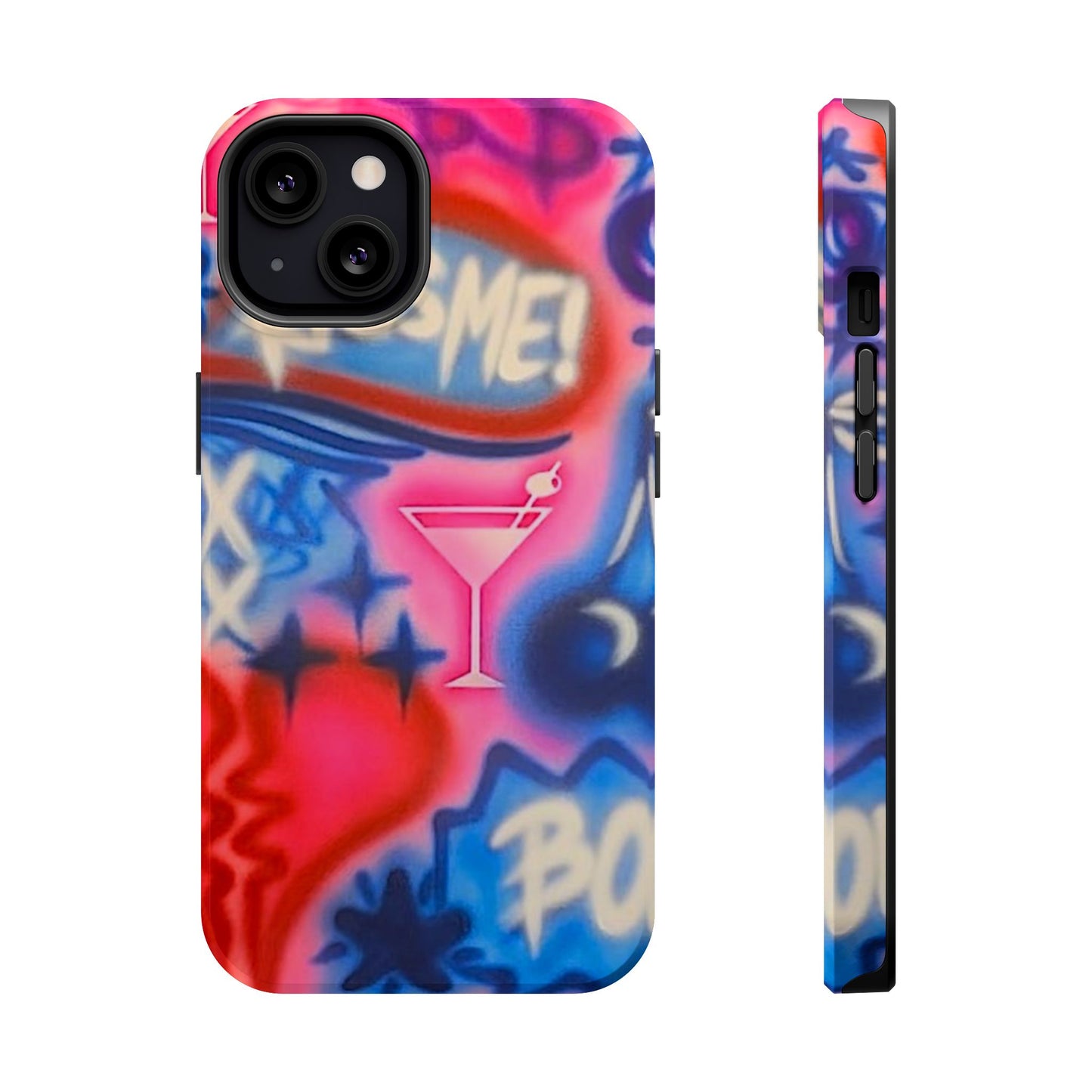 MagSafe "kiss me pt. 2" Airbrush iPhone Hülle
