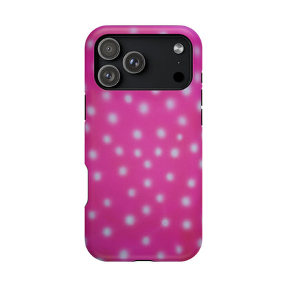 MagSafe "bubblegum polka dot" airbrush iPhone case
