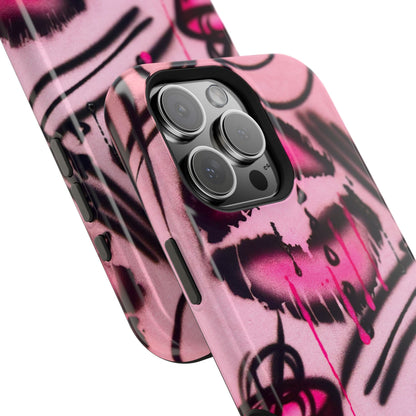 MagSafe "glossy pout" airbrush iPhone case