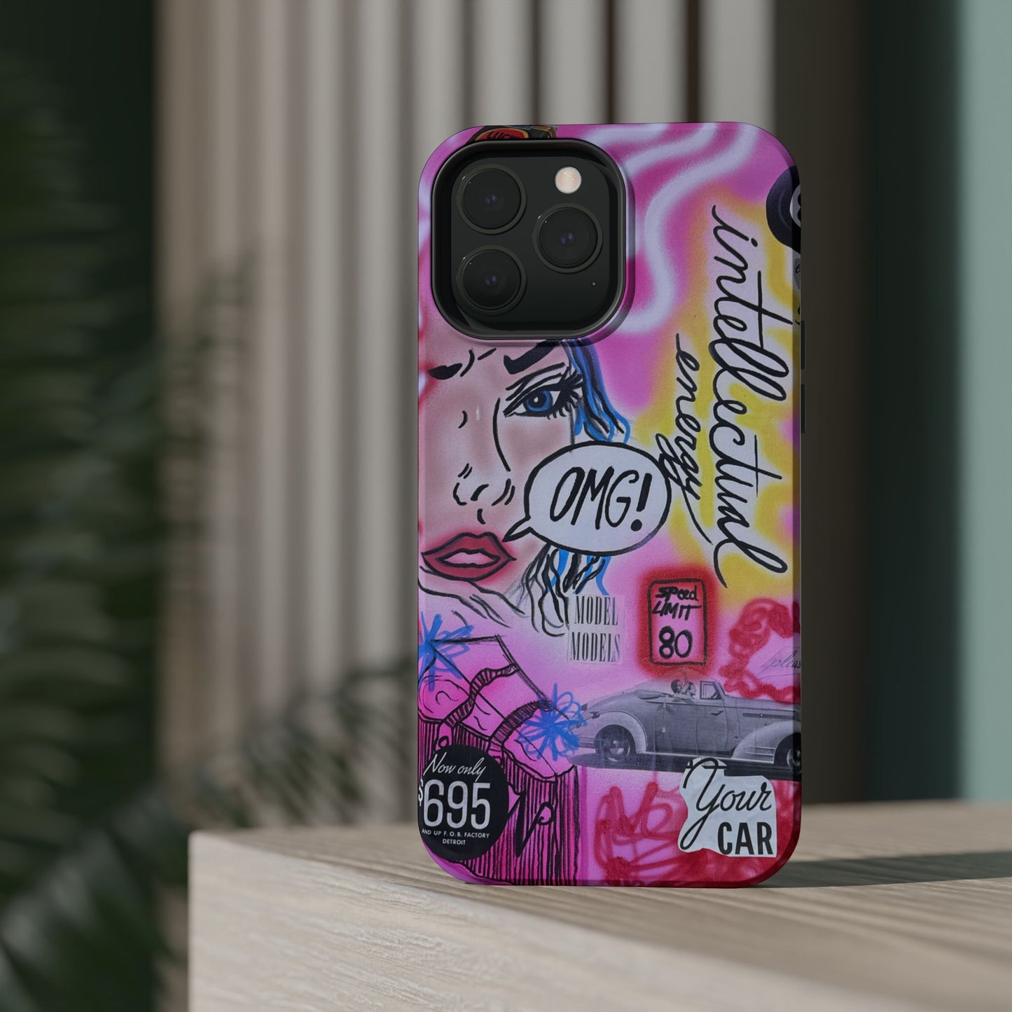 MagSafe "intellektuelle Energie" Airbrush iPhone Hülle