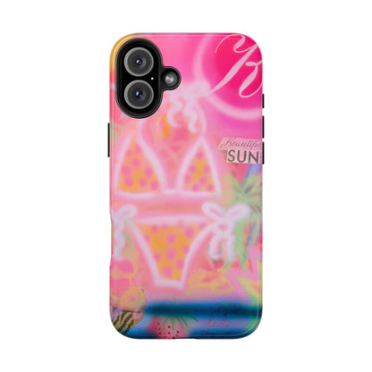 "santa monica strawberry" airbrush iPhone case