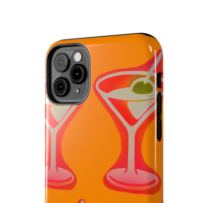 "shaken, not stirred” airbrush iPhone case