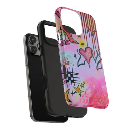 "cherry luvr" airbrush iPhone case