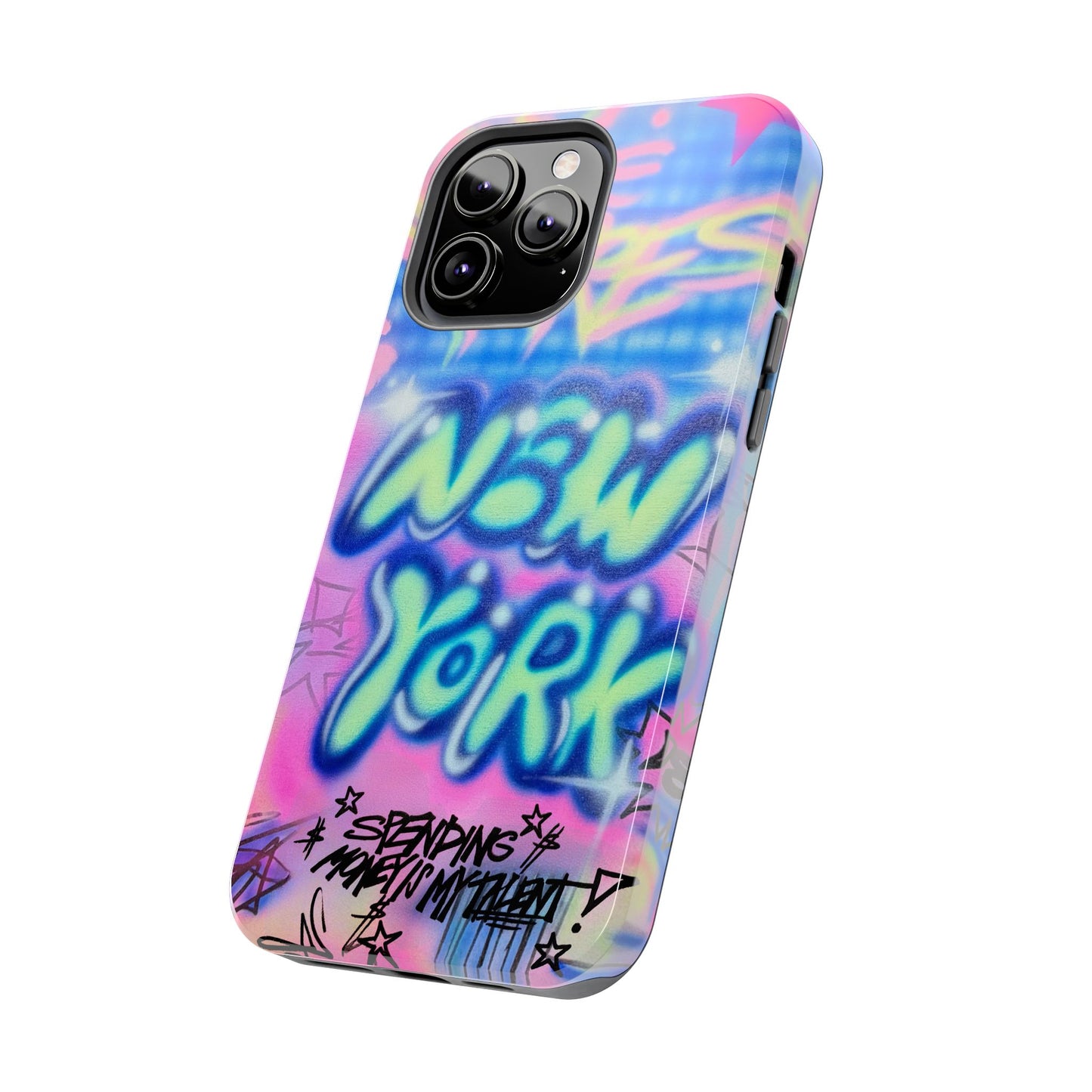 "spending money is my talent" airbrush iPhone case