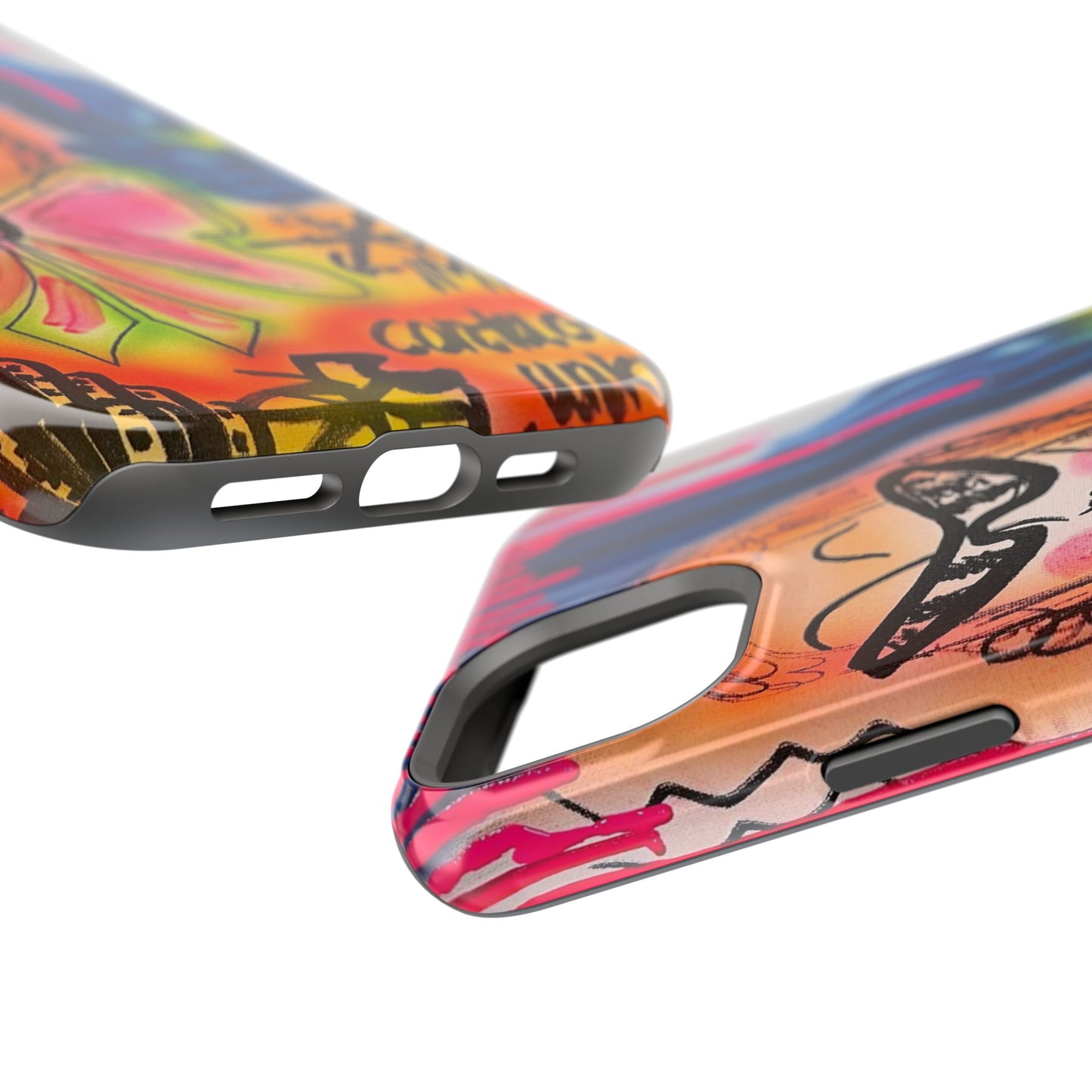 MagSafe „Kontakt unbekannt“ Airbrush iPhone Hülle
