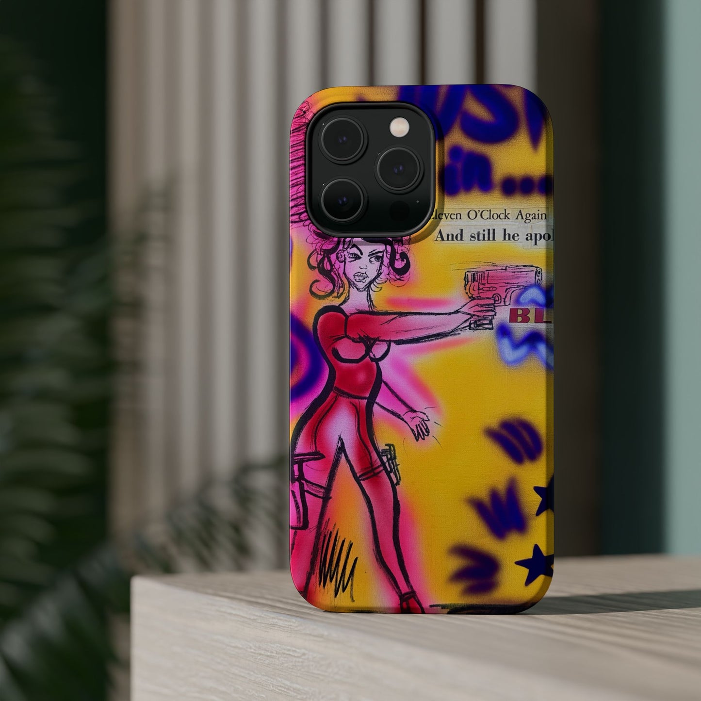 MagSafe „Spiraling Thoughts“ Airbrush iPhone Hülle
