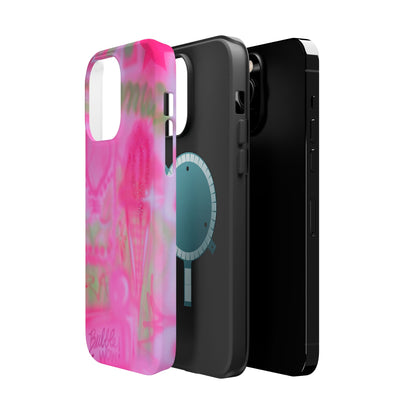MagSafe "miami matcha" airbrush iPhone case