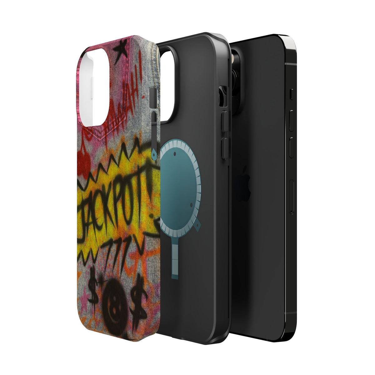 MagSafe "JACKPOT!" airbrush iPhone case