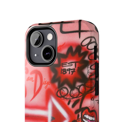 "san diego" airbrush iPhone case