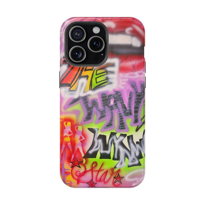 MagSafe "wynwood gold" airbrush iPhone case