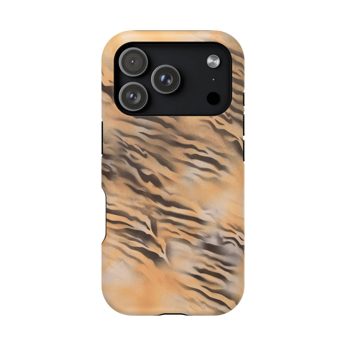 MagSafe "neutral tiger" airbrush iPhone case