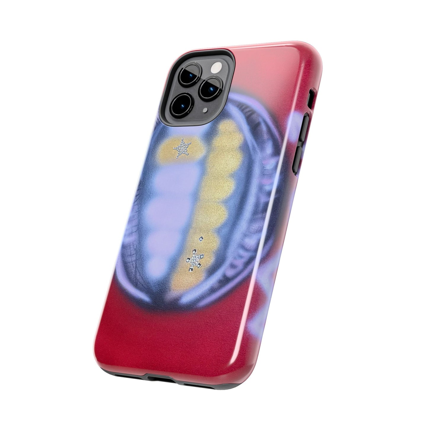 "bite me bling" airbrush iPhone case