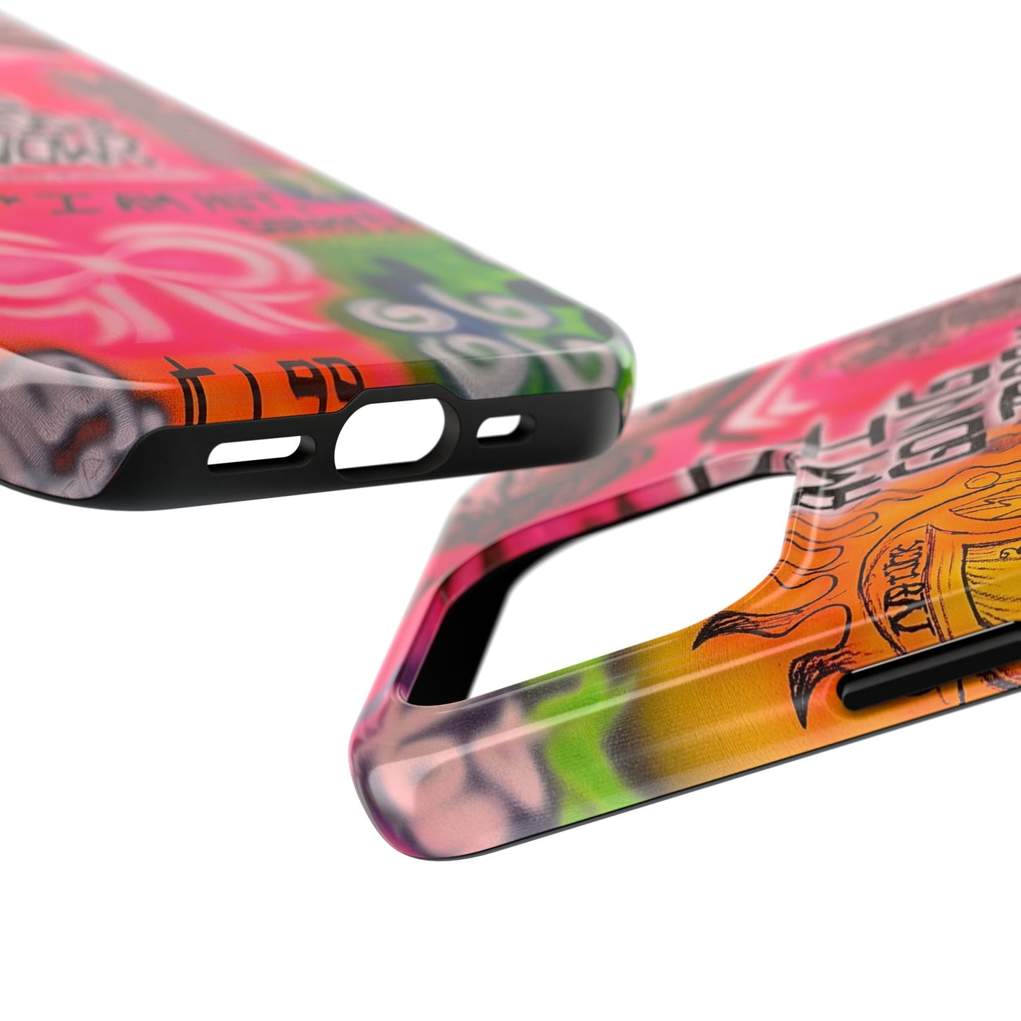 "out of luck" airbrush iPhone case