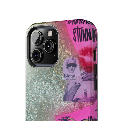 "glitter gloss" airbrush iPhone case