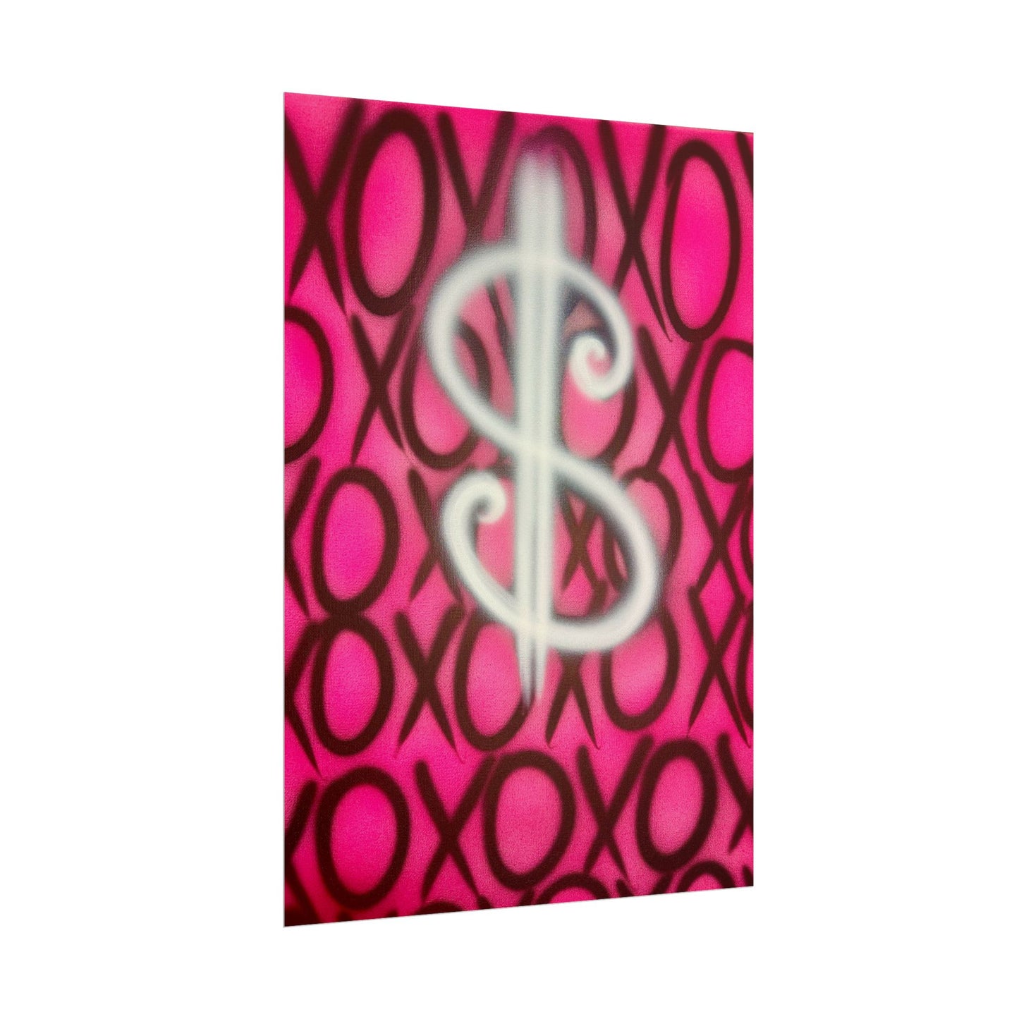 "money dream$" airbrush rolled print