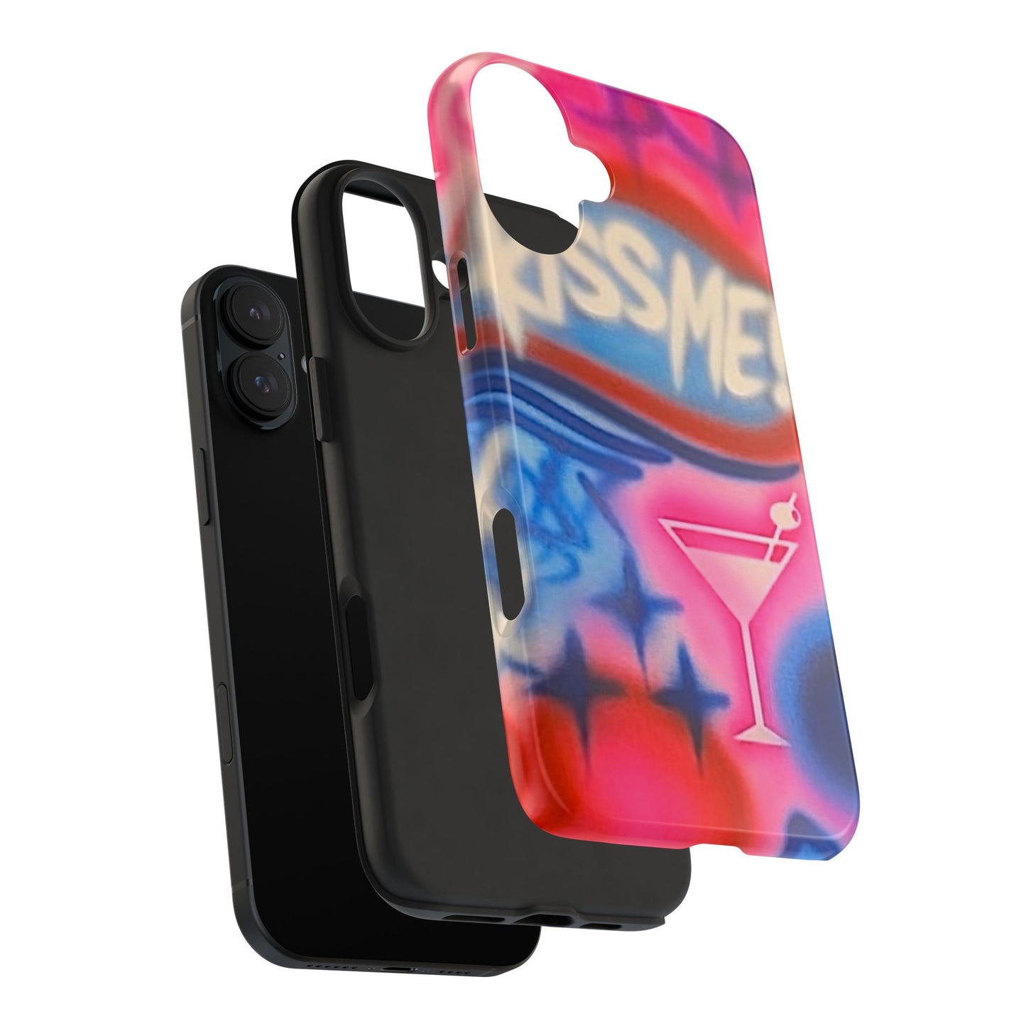 "kiss me pt. 2" airbrush iPhone case