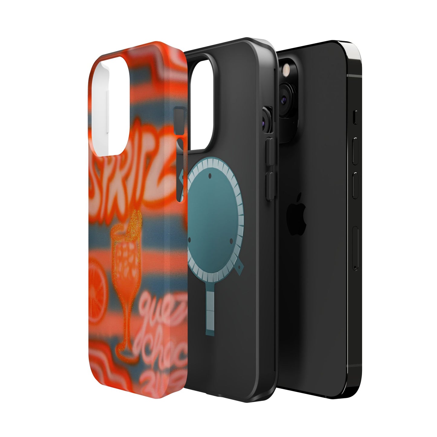 MagSafe "aperol spritz pt. 2" airbrush iPhone case