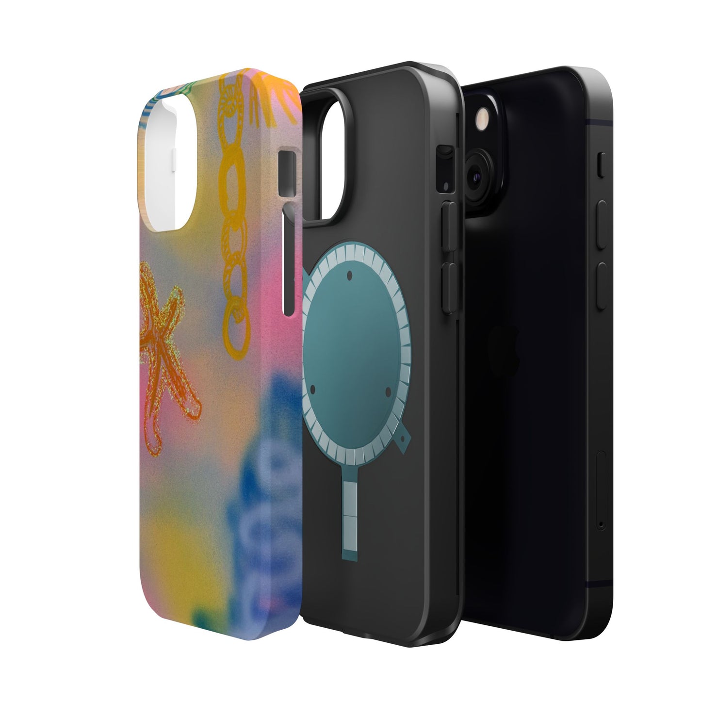 MagSafe "sweet starfish" airbrush iPhone case