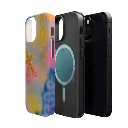 MagSafe "sweet starfish" airbrush iPhone case