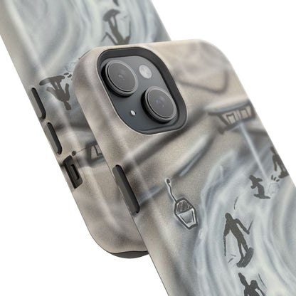 MagSafe "arctic avalanche" airbrush iPhone case