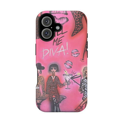 MagSafe "party diva" airbrush iPhone case