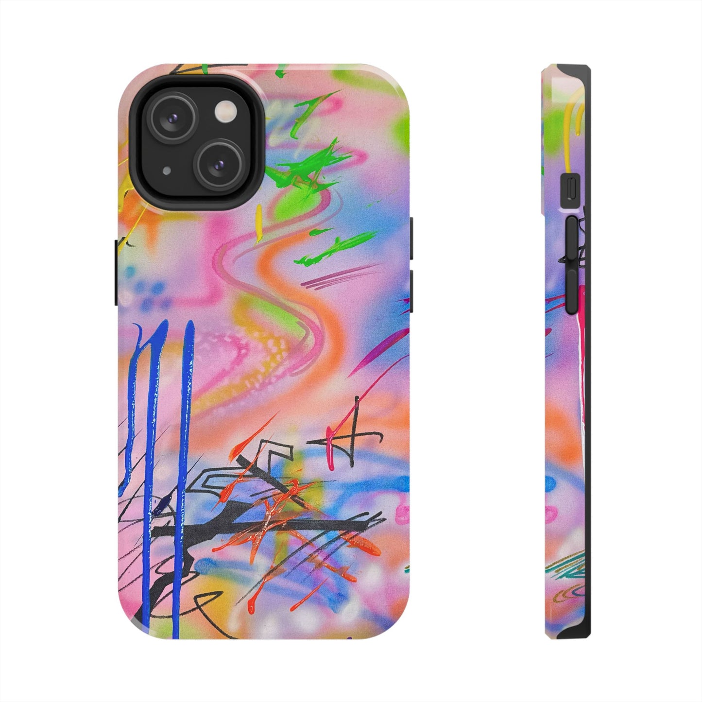 "neon haze" airbrush iPhone case