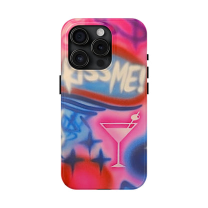 "kiss me pt. 2" airbrush iPhone case