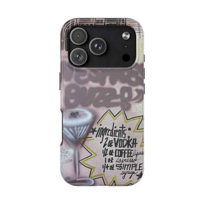 "espresso martini" airbrush iPhone case