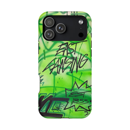 MagSafe "east lansing, mi" airbrush iPhone case