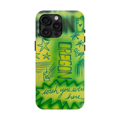 "oregon" airbrush iPhone case