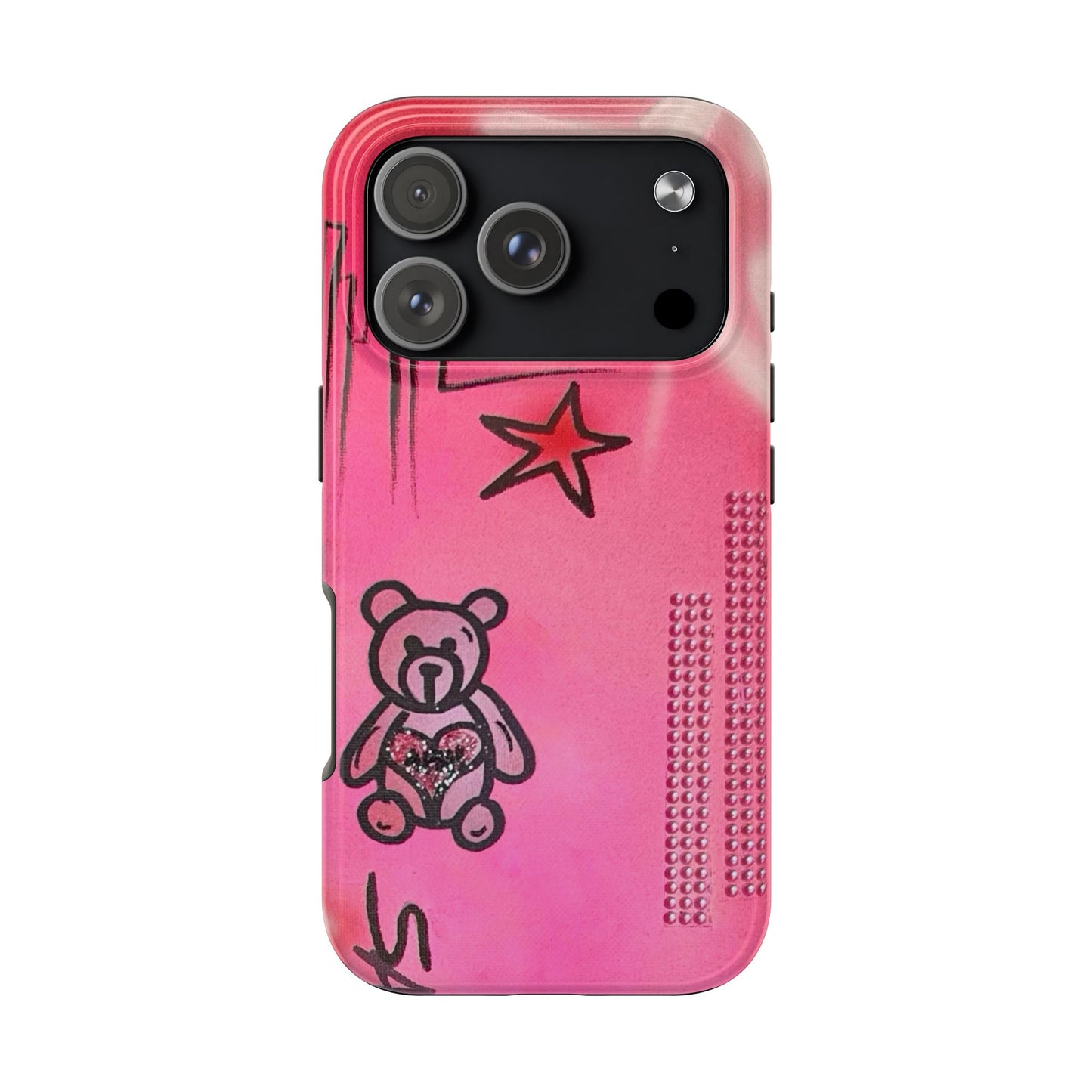 "teddy bear" airbrush iPhone case