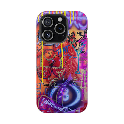 MagSafe "shots on me!" Airbrush iPhone Hülle