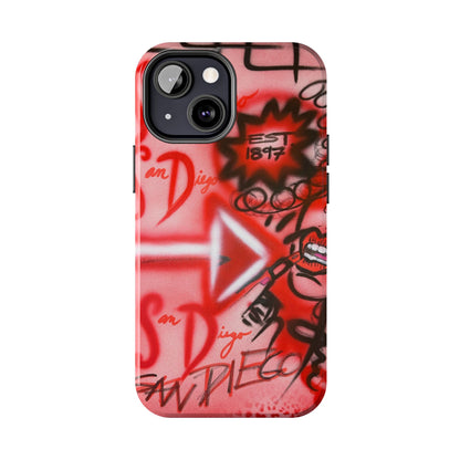 "san diego" airbrush iPhone case