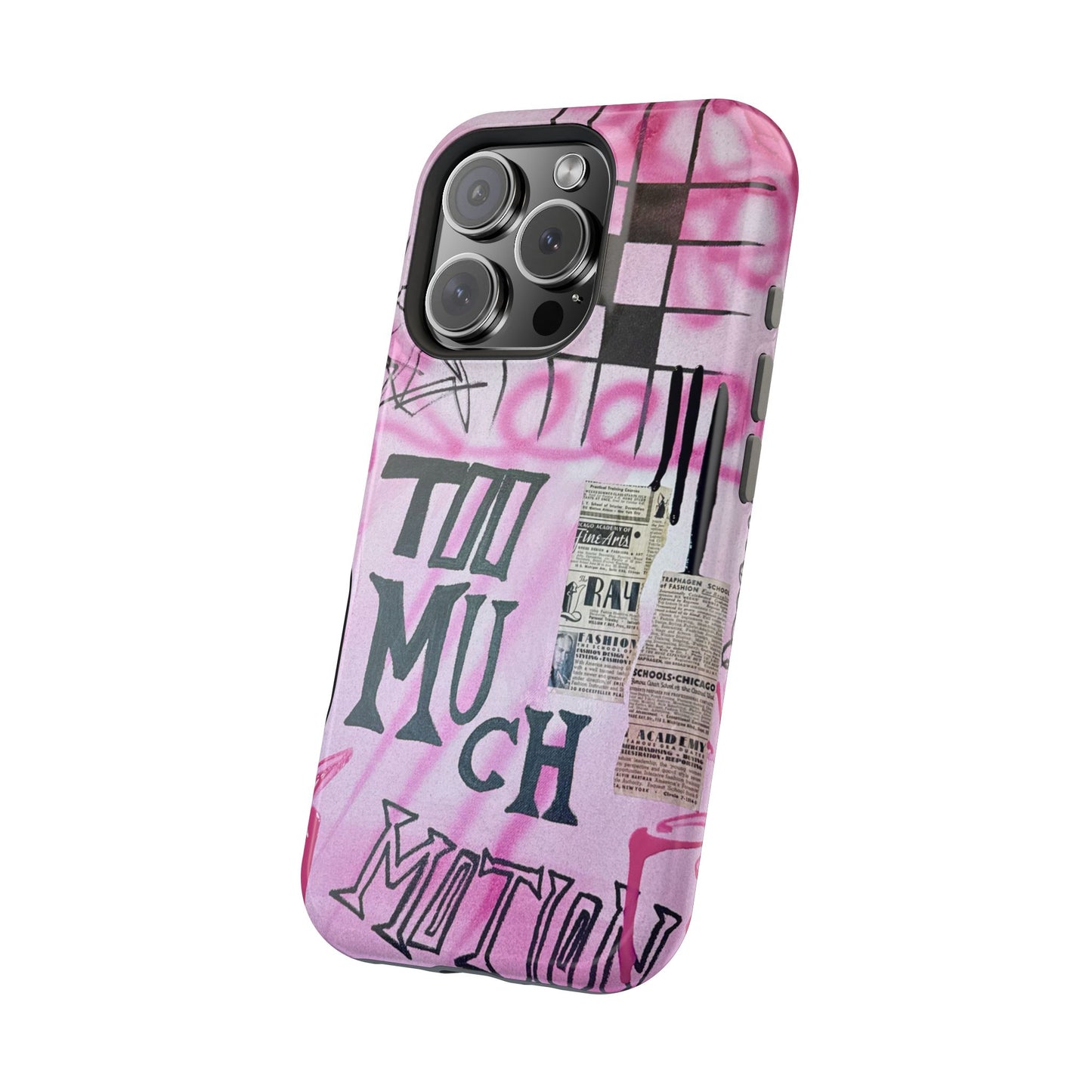MagSafe "too much motion" airbrush iPhone case
