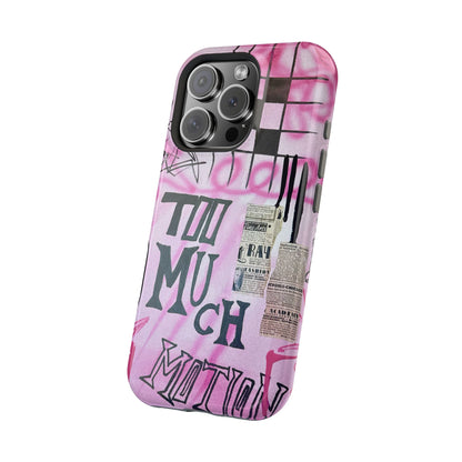 MagSafe "too much motion" airbrush iPhone case
