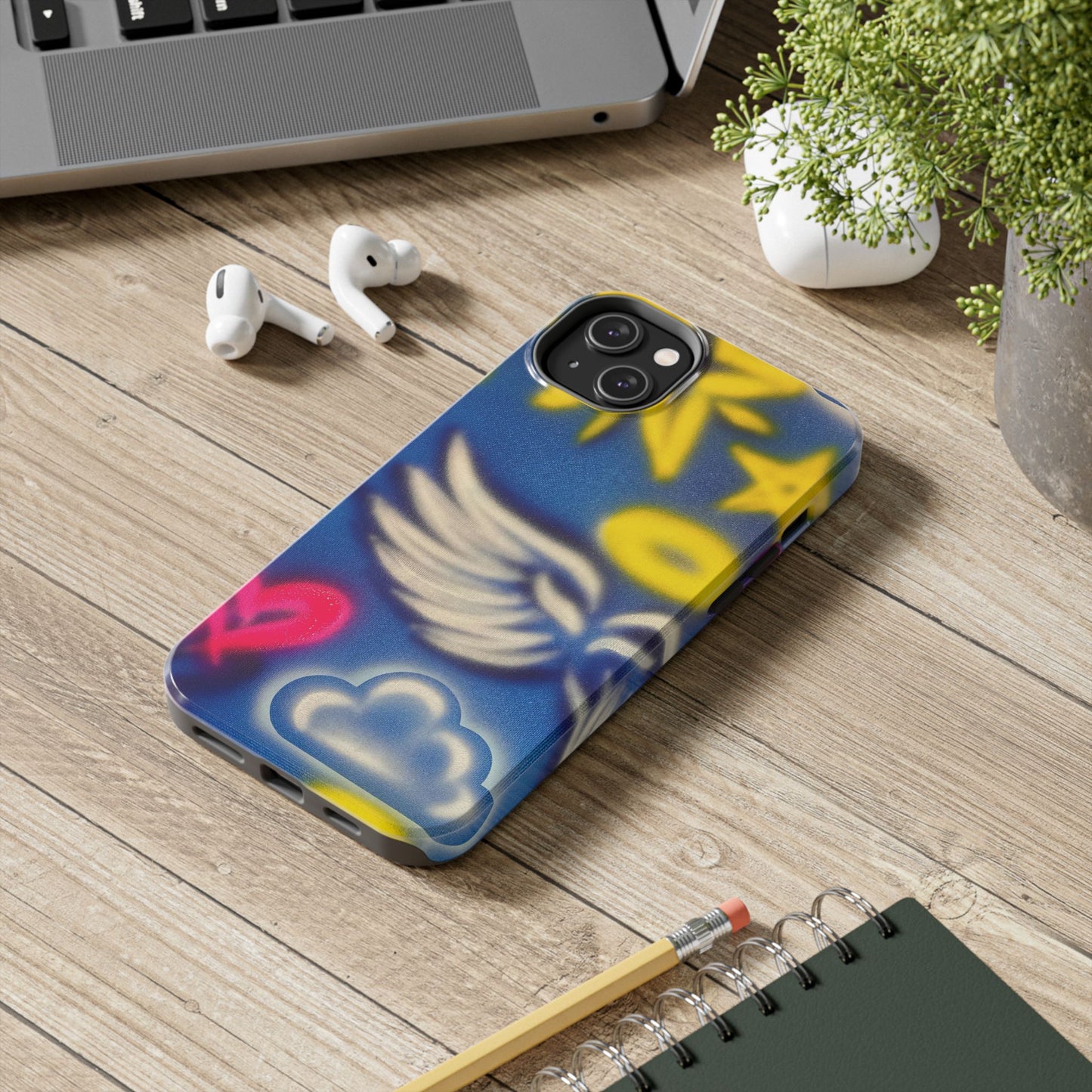 "celestial halo" airbrush iPhone case