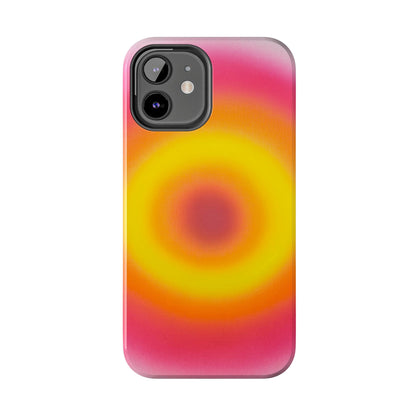 "pink lemonade aura" airbrush iPhone case