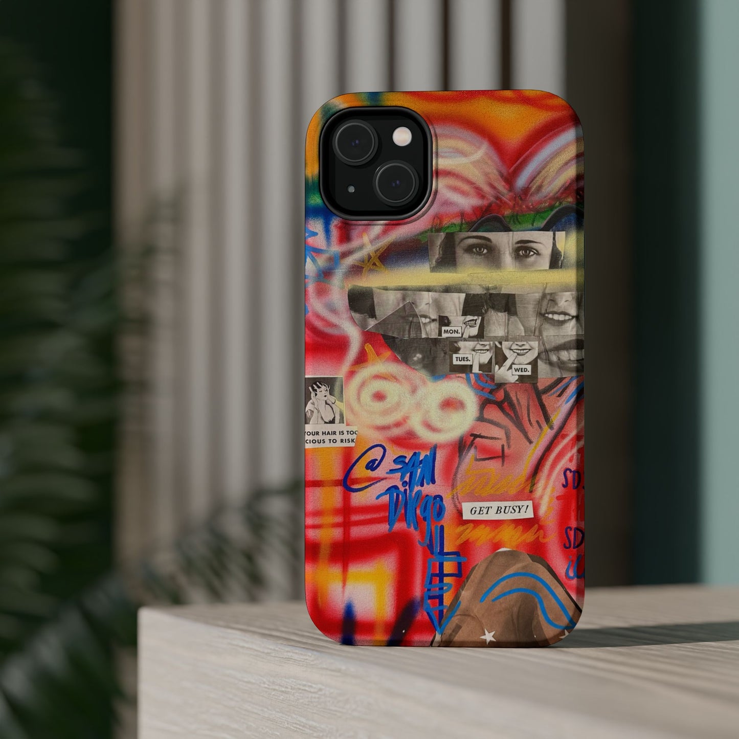 MagSafe Limited Edition "Get Busy" Airbrush iPhone Hülle