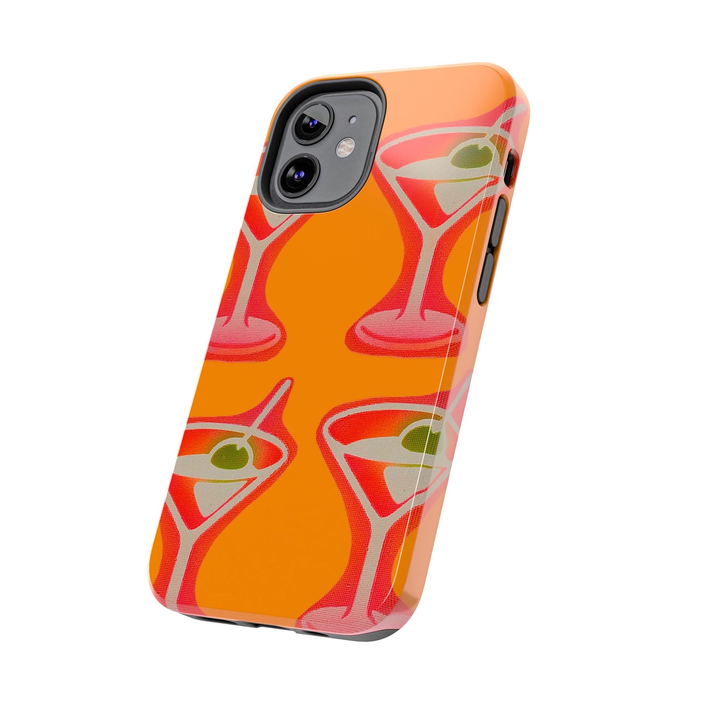 "shaken, not stirred” airbrush iPhone case